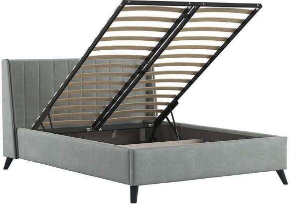 Мелисса кровать 160 Тори 61 серебристый серый Мелисса кровать 160 Тори 61 серебристый серый