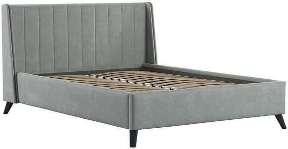 Мелисса кровать 160 Тори 61 серебристый серый Мелисса кровать 160 Тори 61 серебристый серый