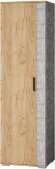 Шкаф для белья Оскар-18 (ТЭКС) Дуб Крафт / Ателье Шкаф для белья Оскар-18 (ТЭКС) Дуб Крафт / Ателье