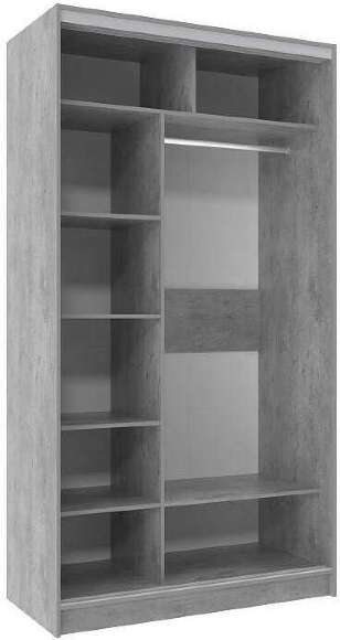 Шкаф-купе двухдверный 1200 Домашний Atelier светлый