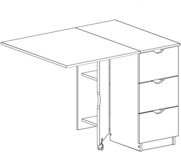Стол СТ-01 Бодега темный / светлый