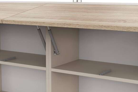 Кухонный гарнитур "Сити Стайл" (1,8м) Меланж/Дуб Сонома