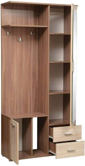 Прихожая Кармен-1, Ясень шимо темный, Ясень шимо светлый