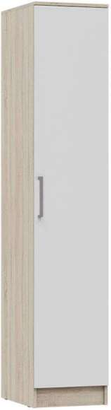 Пенал Мартина белый / дуб сонома