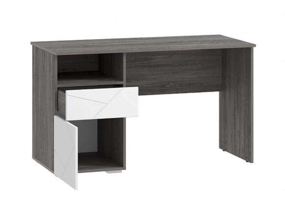 НМ 041.52 Стол письменный Summit Ясень Анкор темный / белый