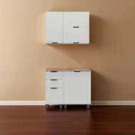 МК Аленушка 1м с 3 ящ Лотос Молочный,скоба антрацит,сонома МК Аленушка 1м с 3 ящ Лотос Молочный,скоба антрацит,сонома