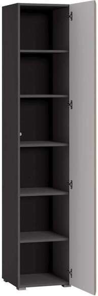 Сидней шкаф пенал 16.313 Антрацит / Капучино Сидней шкаф пенал 16.313 Антрацит / Капучино