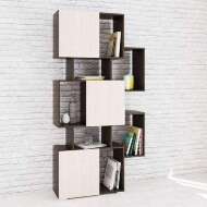 Стеллаж Ромео-9 (ТЭКС) Венге / Дуб молочный