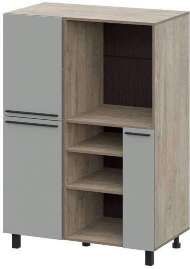 КГ Этна Пенал 10Ш1 Дуб Эндгрейн;Софт грей