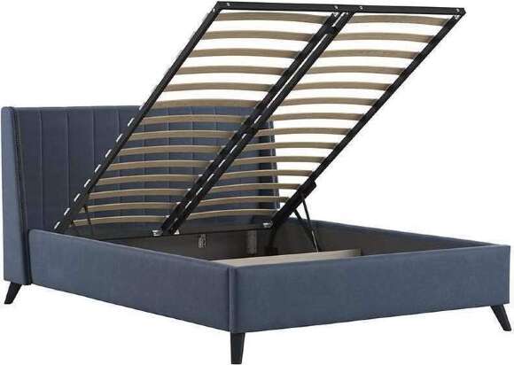 Мелисса кровать 160 Тори 83 серо-синий Мелисса кровать 160 Тори 83 серо-синий