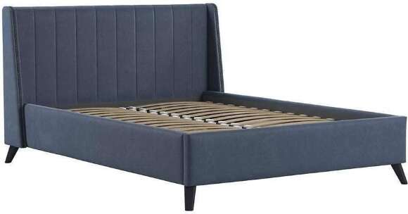 Мелисса кровать 160 Тори 83 серо-синий Мелисса кровать 160 Тори 83 серо-синий