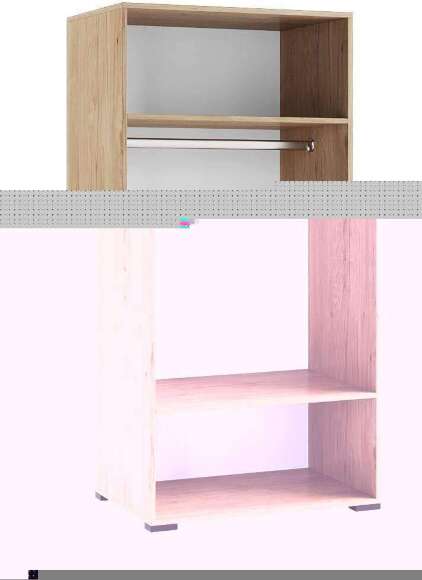 Шкаф двухдверный Модена МШ-23 (Домани) Гикори Рокфорд