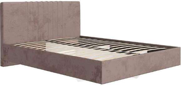 Кровать с латами Соло 140*200, Коричневый, бежевый Кровать с латами Соло 140*200, Коричневый, бежевый