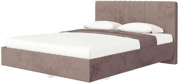 Кровать с латами Соло 140*200, Коричневый, бежевый Кровать с латами Соло 140*200, Коричневый, бежевый