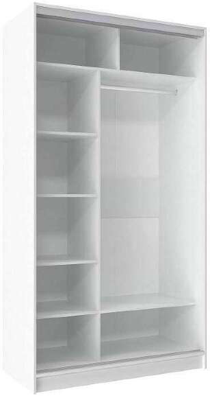 Шкаф-купе двухдверный 1200 Домашний Белый