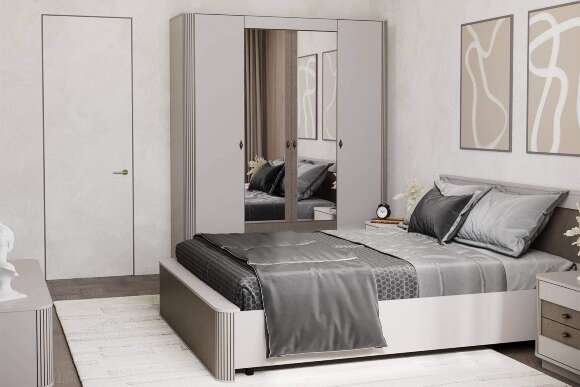 Кровать с ортопедическим основанием Фантазия 34.25-02, Кашемир Кровать с ортопедическим основанием Фантазия 34.25-02, Кашемир