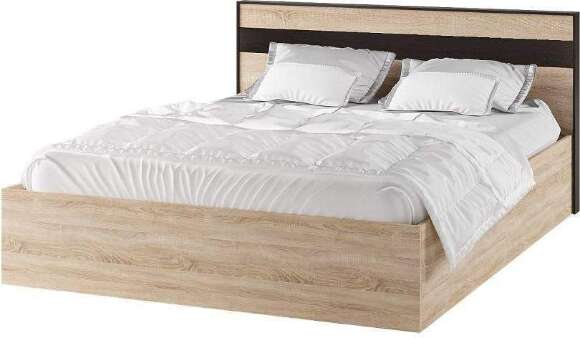 Кровать с настилом ЛДСП Лирика ЛК-1 140х200