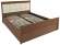Кровать 160х200 ЛКР-1 (с ортопедическим основанием) Ливорно DOMANI Орех донской Кровать 160х200 ЛКР-1 (с ортопедическим основанием) Ливорно DOMANI Орех донской