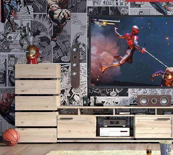 Комод Nature 6 (Глазов) Гаскон пайн/Черный Комод Nature 6 (Глазов) Гаскон пайн/Черный