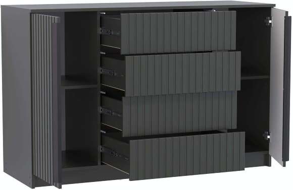 Брандо комод 67.11 МДФ Диамант серый Брандо комод 67.11 МДФ Диамант серый