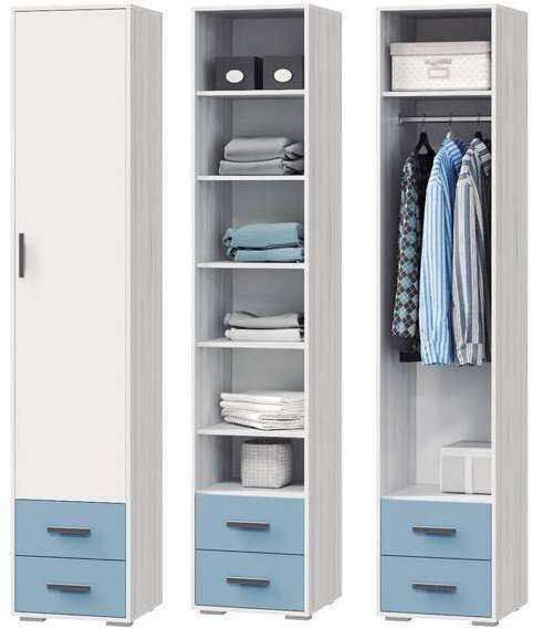 Шкаф для белья с ящиками 450 Стич (MLK)