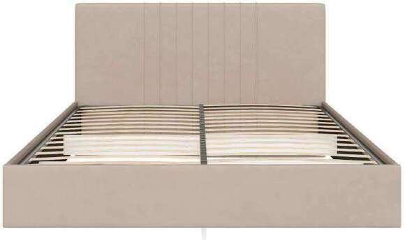 Кровать с латами Соло 140*200, Светло-бежевый Кровать с латами Соло 140*200, Светло-бежевый