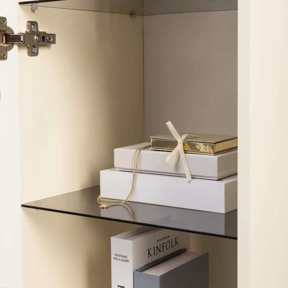 Марион шкаф-витрина 16.397.01 Слоновая кость Марион шкаф-витрина 16.397.01 Слоновая кость