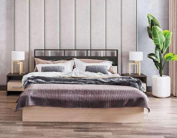 Кровать 140х200 Эрика (ТЭКС) с настилом ДСП Кровать 140х200 Эрика (ТЭКС) с настилом ДСП
