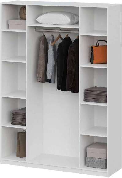 Шкаф распашной ШК 5 (1600), Белый