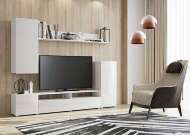 Гостиная Лира (Горизонт) Белый Глянец / Белый