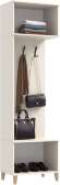 Ирис Прихожая Шкаф с вешалками (Кашемир, Кашемир)