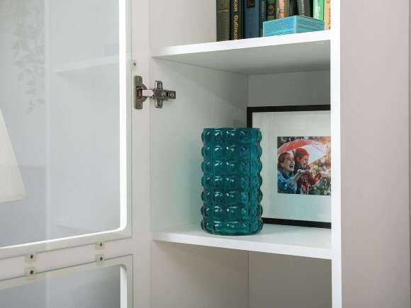 Гостиная Остин 1 белый/дуб золотой