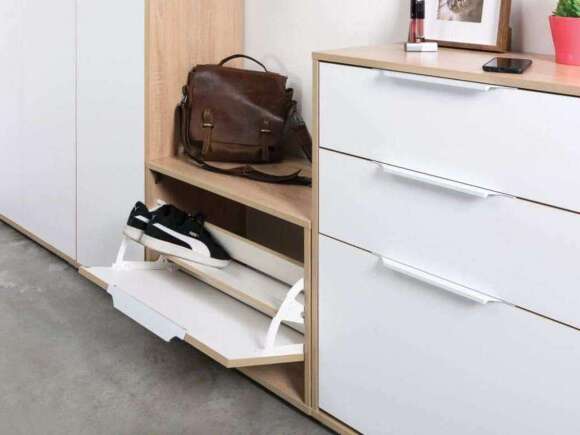 Куба Тумба 13.58 дуб сонома/белый