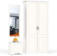 Прихожая Ливерпуль 5 Белый/Ясень ваниль