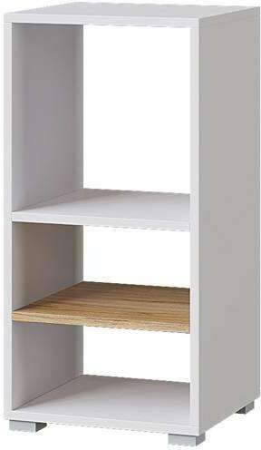 Стеллаж Лайт бокс 2, белый/дуб золотой Стеллаж Лайт бокс 2, белый/дуб золотой