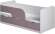 Кровать 0,9 м Стандарт КР-22 NEW Белый;Розовый