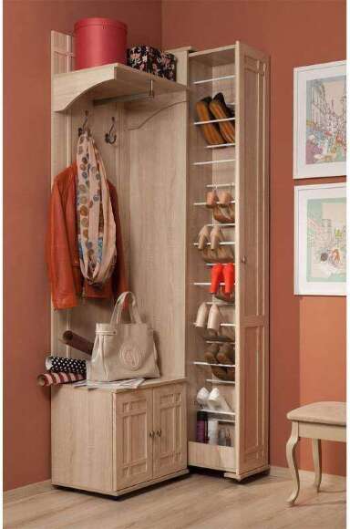Шкаф с вешалкой Глазов-мебель Sherlock 74 (Дуб Сонома)