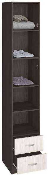 Шкаф-пенал Вега ШП (Интерьер Центр) Венге Шкаф-пенал Вега ШП (Интерьер Центр) Венге