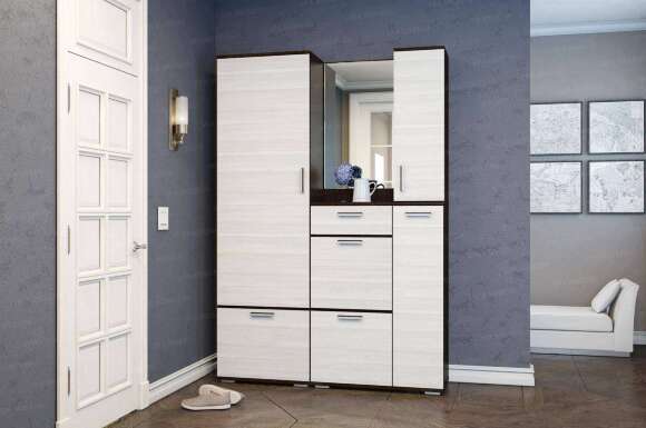 Тумба высокая НИКА ТВ-800 ЭРА (Венге/Лоредо)