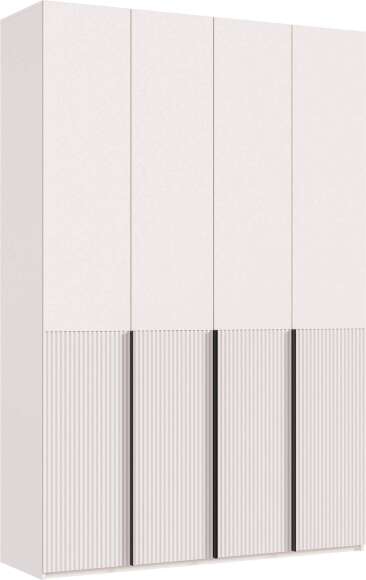 Марвэл Шкаф 4-х ств. (1600) с доп.ящиками (Кашемир, Кашемир)