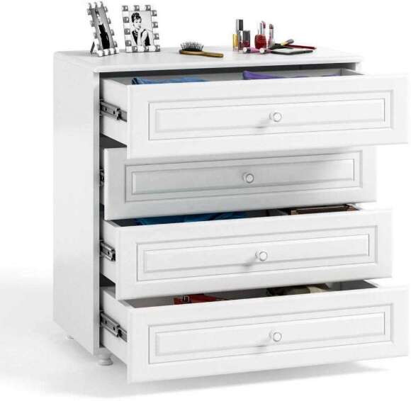 Комод Афина АФ-6 белое дерево