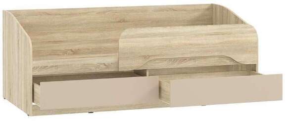 НМ 041.54-01 кровать Акварель Дуб Сонома/Капучино НМ 041.54-01 кровать Акварель Дуб Сонома/Капучино