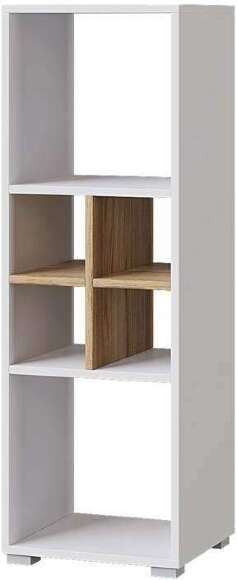 Стеллаж Лайт бокс 3, белый/дуб золотой Стеллаж Лайт бокс 3, белый/дуб золотой