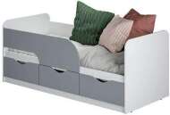 Кровать 0,9 м Стандарт КР-22 NEW Белый;Серый Кровать 0,9 м Стандарт КР-22 NEW Белый;Серый