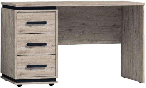 Стол письменный Nature 84 (Глазов) Гаскон пайн/Черный