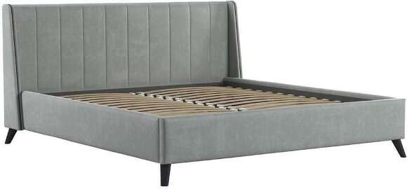 Мелисса кровать 180 Тори 61 серебристый серый