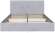 Кровать с латами Соло 140*200, Серый