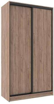 Шкаф-купе двухдверный 1200 Домашний Дуб табачный Craft