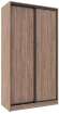 Шкаф-купе двухдверный 1200 Домашний Дуб табачный Craft