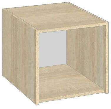 Пенал с антресолью Лена, Дуб сонома, белый. Комплект 2 Пенал с антресолью Лена, Дуб сонома, белый. Комплект 2